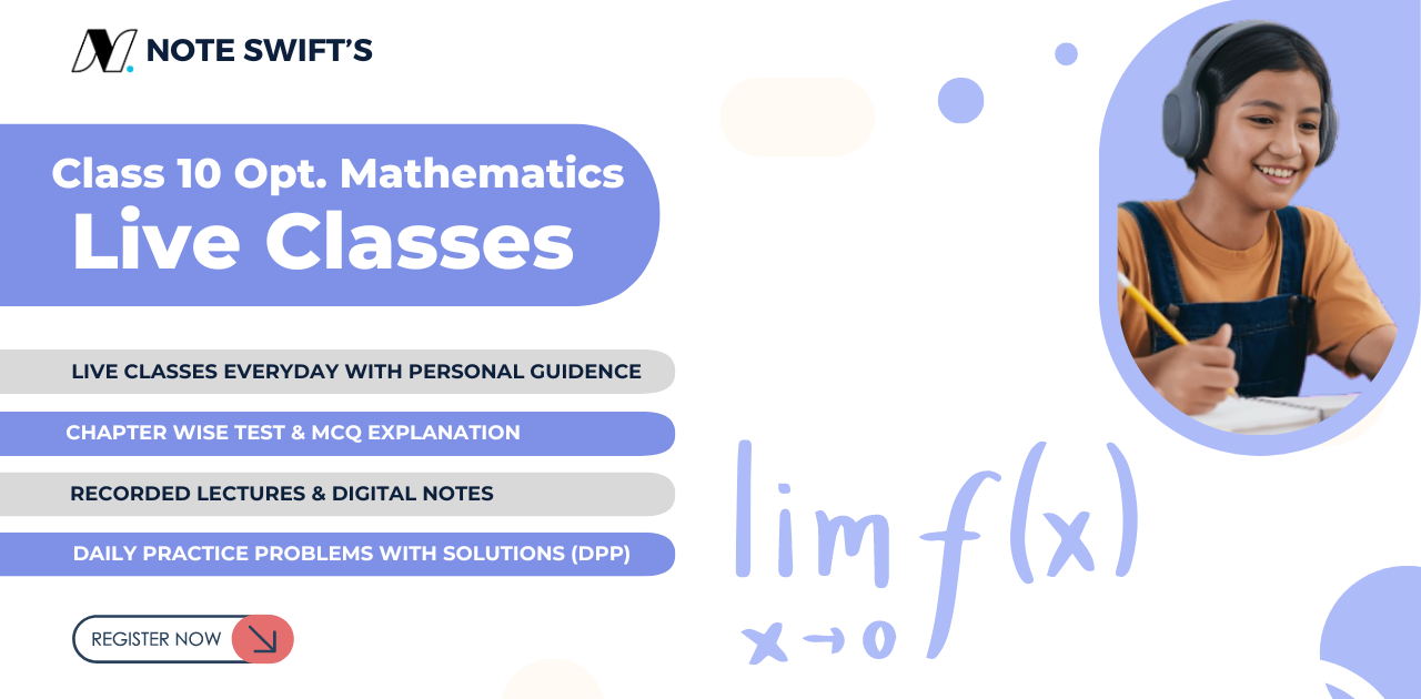 Class 10 Optional Math Live Classes