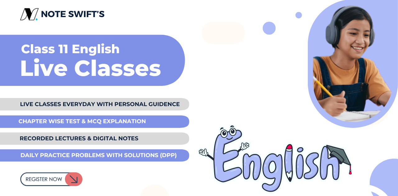 Class 11 English Live Classes